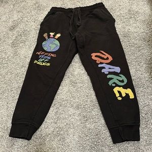 D.A.R.E. Black Sweatpants “Keep Kids Off Drugs” (Teen)